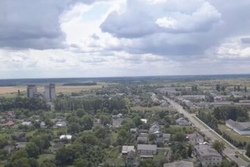 Населенный пункт в  Украине. Фото: скриншот YouTube-видео