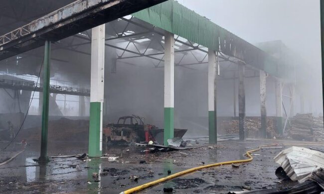 Россияне разбомбили уникальную ТЭЦ. Фото: Telegram