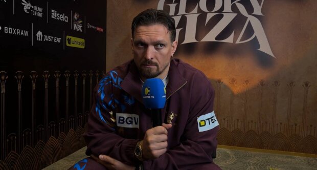 Олександр Усик на рингу. Фото: sportbusiness.media