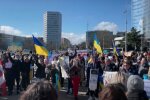 Мітинг в підтримку України. Фото: YouTube, скрін