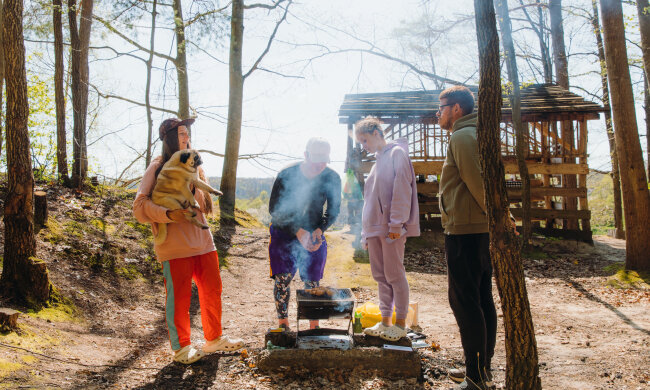 Відпочинок на природі, шашлик, штраф. Фото: Telegram