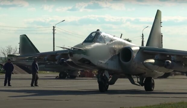 Російський Су-25. Фото: YouTube, скрін