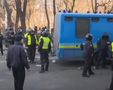 Протест в Киеве. Фото: скрин youtube