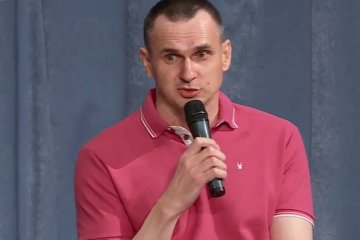 Олег Сенцов на пресс-конференции