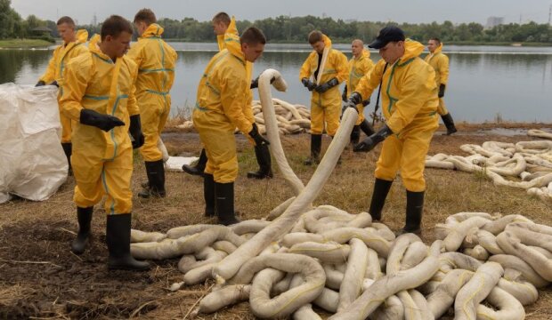 Сорбенти для очищення Кирилівського озера від нафтопродуктів