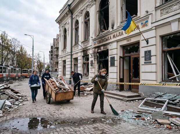 Київська мала опера пошкодження