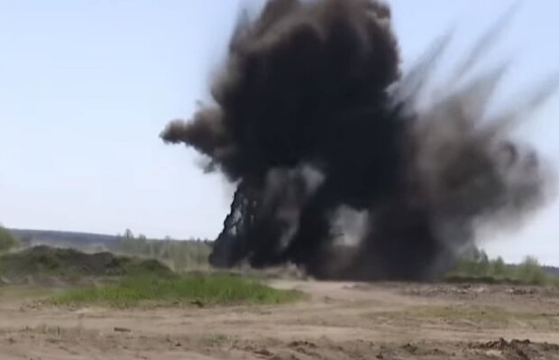 Взрыв. Фото: скриншот Youtube-видео