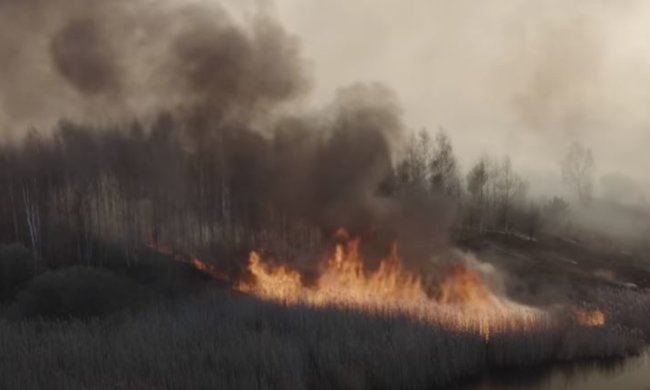 Пожар. Фото: скриншот YouTube.