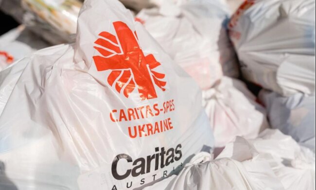Каритас, спецнаборы, помощь. Фото: Telegram