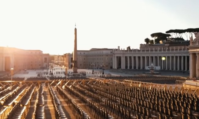 Площадь Святого Петра. Фото: скриншот YouTube