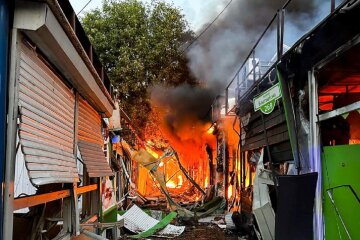 Атака на Черкассы. Фото: ГСЧС Украины