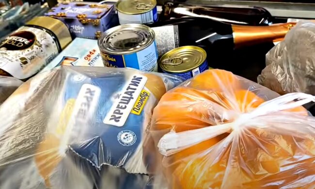 Продукты. Фото: скриншот Youtube-видео