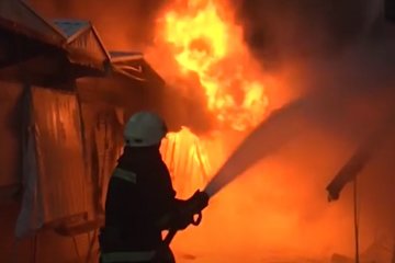 В Херсонской области произошел взрыв на АЗС. Фото: YouTube