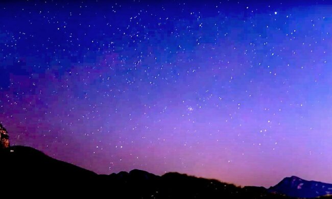 Звездное небо. Фото: YouTube, скрин