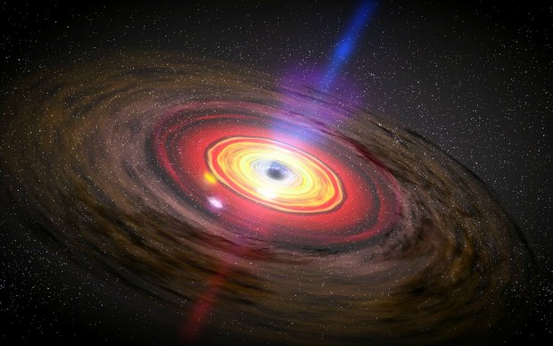 В космосе вот-вот столкнутся две супермассивные черные дыры. Эксперты гадают, чем это грозит Земле. Фото