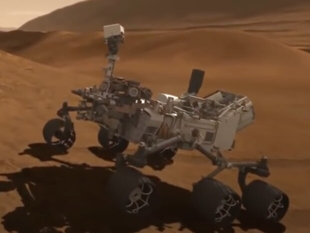 Марсоход Curiosity. Фото: скриншот YouTube