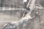 Горит техника рф. Фото: скриншот YouTube-видео