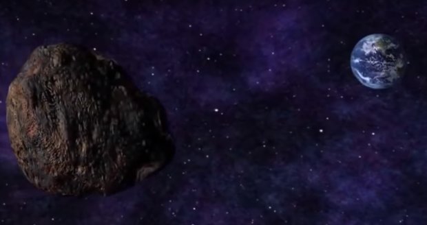 Астероид, скриншот YouTube