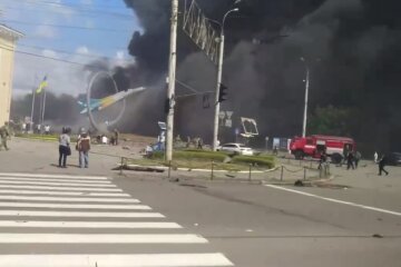 Ракетний удар у Вінниці. Фото: Telegram