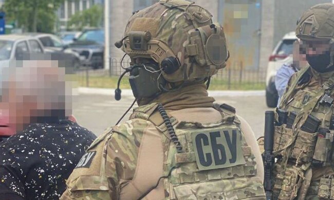 Затримання підозрюваного. Фото: СБУ