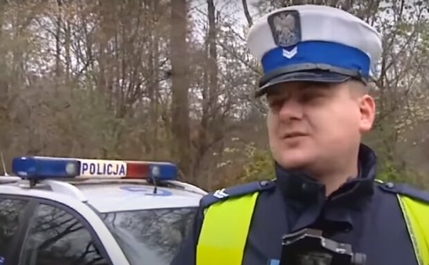 Полиция Польши. Фото: скриншот видео