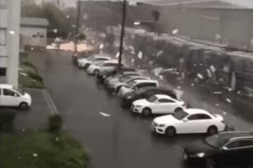 Мощный тайфун. Фото: скриншот Youtube-видео