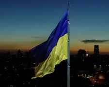 Флаг Украины, скриншот из YouTube