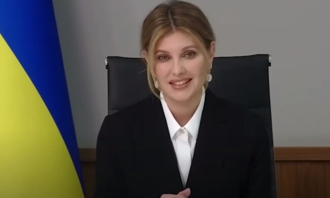Елена Зеленская. Фото: скриншот YouTube-видео