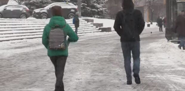 Зима в Україні. Фото: скріншот YouTube-відео