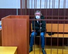 Михаил Ефремов в зале суда. Фото: скриншот YouTube