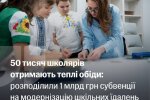 Юлия Свириденко: 50 тысяч школьников получат горячие обеды