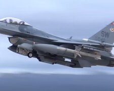 Літак F-16. Фото: скріншот YouTube-відео