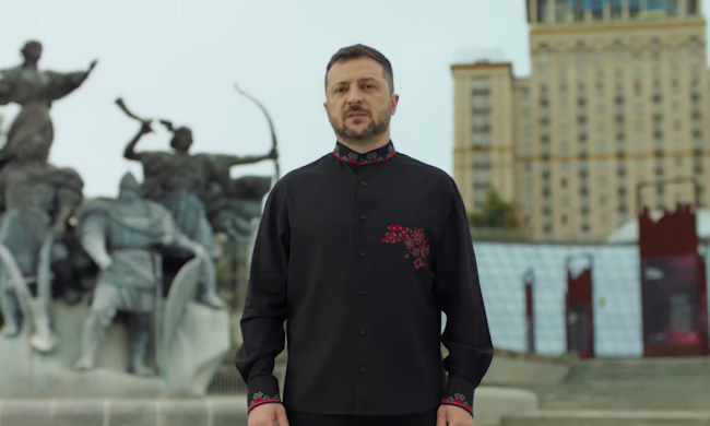 Президент Украины Владимир Зеленский, обращение..  Фото: Telegram
