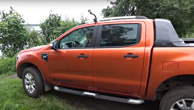 "Ford Ranger". Фото: скриншот YouTube-видео.