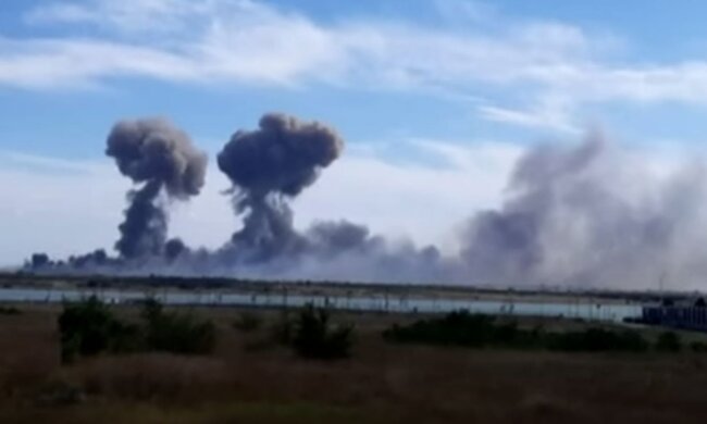 Взрыв. Фото: скриншот YouTube-видео