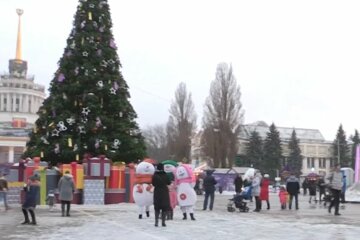 Киев. Новый год. Фото: скриншот Youtube