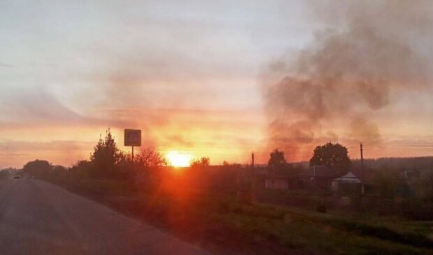 Пожежа на Росії. Фото: YouTube, скрін