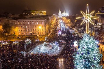 Новогодняя елка засияет на Софиевской площади 19 декабря