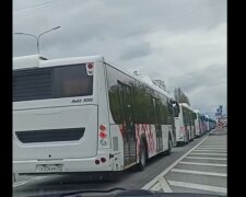 В Белгороде началась массовая эвакуация: тысячи автобусов срочно вывозят людей. Видео