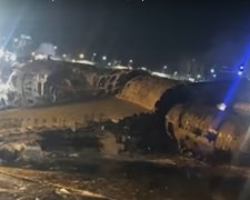 На Филиппинах разбился самолет. Фото: скриншот YouTube