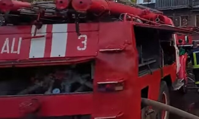 Пожар в Харькове. Фото: скриншот Facebook