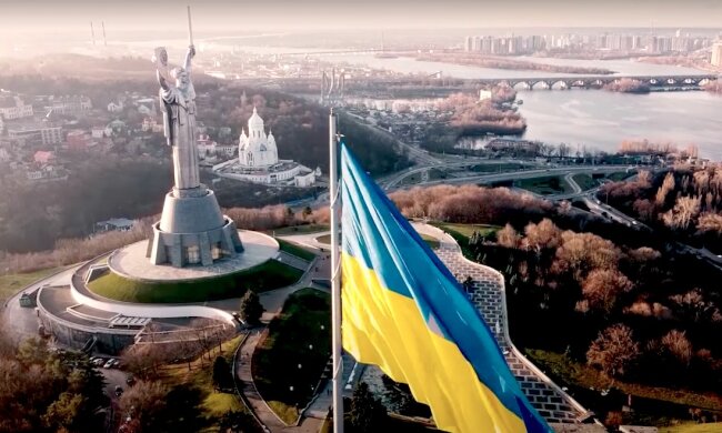 Флаг Украины. Фото: YouTube, скрин