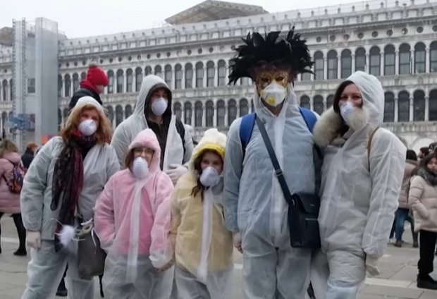 Вспышка коронавируса в Италии не вызвала панику среди жителей страны. Фото: YouTube