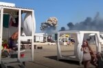 Взрыв в Крыму. Фото: скриншот YouTube-видео