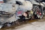 Разбитый российский вертолет. Фото: скриншот YouTube-видео