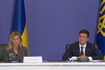 Владимир и Елена Зеленские. Фото: скриншот YouTube-видео