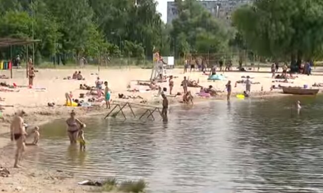 Пляж. Фото: скриншот YouTube-видео