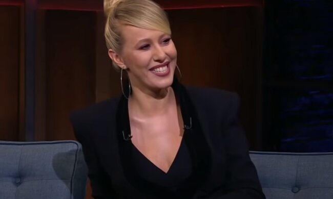 Ксения Собчак. Фото: скриншот YouTube-видео