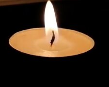 Свічка скорботи. Фото: скріншот YouTube-відео