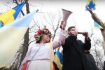 Митинг в поддержку Украины. Фото: YouTube, скрин